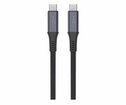 FIXED Pleciony Kabel USB-C/USB-C 1,2m USB4 gen2 4K/60Hz 240W gray FIXDBP-CC12-GR Pleciony Kabel USB-C/USB-C 1 2m USB4 gen2 4K/60Hz 240W gray FIXDBP-CC12-GR FIXED