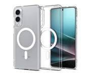 Spigen Ultra Hybrid Mag Magsafe do Galaxy S25 Edge Clear/White Spigen