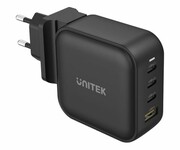 UNITEK Ładowarka sieciowa GaN - 4 porty, PD, 100W P1112ABK Ładowarka sieciowa GaN - 4 porty PD 100W P1112ABK UNITEK