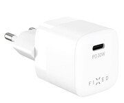 FIXED Ładowarka sieciowaUSB-C GaN Charger 30W Mini (biały) FIXED