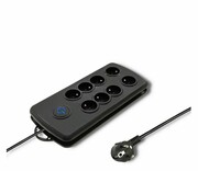 QOLTEC Listwa antyprzepięciowa Quick Switch, 8 gniazd, 2,5m 50161 Listwa antyprzepięciowa Quick Switch 8 gniazd 2 5m 50161 QOLTEC