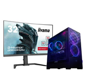 Polecany zestaw HERO R7-7800X3D/32GB/1TB/RTX5070/W11x + GCB3280QSU-B2 Polecany zestaw