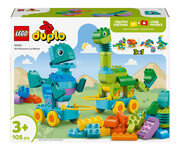 LEGO DUPLO 10451 3w1 dinozaury na kółkach LEGO