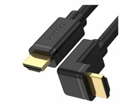 UNITEK Kabel kątowy 90° HDMI 2.0 - HDMI 4K/60Hz 3m Y-C1002 Kabel kątowy 90 HDMI 2.0 - HDMI 4K/60Hz 3m Y-C1002 UNITEK