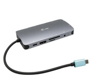 i-tec USB-C Metal Nano Dock HDMI VGA LAN PD 100W + zasilacz 100W i-tec