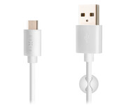 FIXED Kabel USB/USB-C 2m biały FIXED