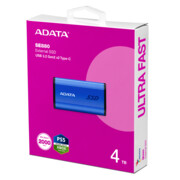 ADATA ADATA Dysk SSD External SE880 4TB USB3.2A/C Gen2x2 Niebieski ADATA