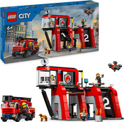 LEGO City 60414 Remiza strażacka z wozem strażackim LEGO