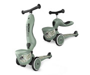 Scoot & Ride Highwaykick 1 Lifestyle Jeździk i hulajnoga 2w1 Green Lines Scoot & Ride