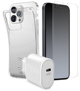 SBS Zestaw startowy do iPhone 13 Pro (ladowarka, etui, szklo) SBS