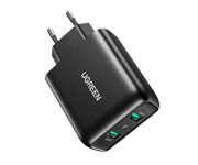 UGREEN Ładowarka sieciowa CD161 2xUSB-A 18W PD3.0 EU czarny UGREEN