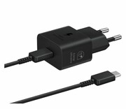 SAMSUNG Ładowarka Sieciowa 25W + kabel USB-C USB-C EP-T2510XBEGEU Ładowarka Sieciowa 25W kabel USB-C USB-C EP-T2510XBEGEU SAMSUNG