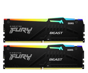 Kingston FURY 32GB (2x16GB)/6000 CL36 Beast RGB Czarny Kingston FURY