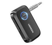 UGREEN Odbiornik dźwięku Bluetooth 5.3 AUX CM596 czarny UGREEN