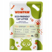 WowPaw Żwirek tofu zielona herbata 6l WowPaw