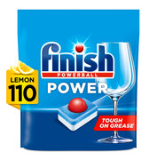 Finish FINISH 110szt Power All in 1 LemoN Sparkle Kapsułki do Zmywa Finish