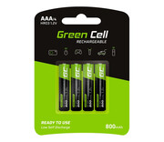 Green Cell 4x AAA HR03 800mAh Green Cell