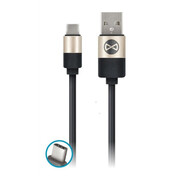 Forever Kabel USB - USB-C 1M FOREVER modern czarny # Forever