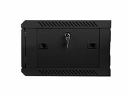 LANBERG Szafa instalacyjna wisząca 19 cali 4U 600X450mm czarna (drzwi szklane) WF01-6404-10B Szafa instalacyjna wisząca 19 cali 4U 600X450mm czarna (drzwi szklane) WF01-6404-10B LANBERG