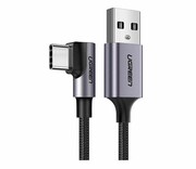 UGREEN US284 Kabel USB do USB-C kątowy 3A Quick Charge 3.0 1m 6957303859412 US284 Kabel USB do USB-C kątowy 3A Quick Charge 3.0 1m 6957303859412 UGREEN