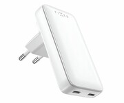 FIXED Płaska Ładowarka Sieciowa Slim Traveler GaN 45W 2x USB-C FIXCG45S-2CD-WH Płaska Ładowarka Sieciowa Slim Traveler GaN 45W 2x USB-C FIXCG45S-2CD-WH FIXED