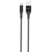 Silicon Power Kabel USB-Lightning MFI Silicon 1m w otulinie czarny # Silicon Power