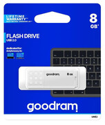 GOODRAM 8GB UME2 odczyt 20MB/s USB 2.0 biały GOODRAM