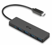 I-TEC USB-C Slim HUB 4x USB 3.0 20 cm kabel USB-C C31HUB404 USB-C Slim HUB 4x USB 3.0 20 cm kabel USB-C C31HUB404 I-TEC