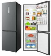 TCL RP318BXE2 No Frost 185cm Srebrna (Galaxy Inox) AAT (Działanie Antybakteryjne) Szybkie Chłodzenie i Zamrażanie 318L RP318BXE2 Pełny No Frost 185cm Srebrna (Galaxy Inox) AAT TCL