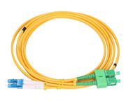 ExtraLink SC/APC-LC/UPC Patchcord Jednomodowy Duplex G652D 3mm 05m ExtraLink
