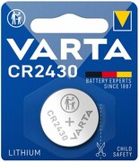 VARTA Litowe Baterie Pastylkowe CR2430 (1 szt.) 6430112401 Litowe Baterie Pastylkowe CR2430 (1 szt.) 6430112401 VARTA