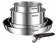 TEFAL TEFAL ZESTAW INGENIO EMOTION 5 ELEMENTÓW: PATELNIA 22CM/28CM, RONDEL 16CM/20CM+RĄCZKA L897S574 TEFAL