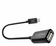 FIXED Adapter przejściówka kabel OTG USB/USB-C czarny FIXA-CTOA-BK Adapter przejściówka kabel OTG USB/USB-C czarny FIXA-CTOA-BK FIXED