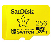 SanDisk Nintendo 256 GB 100/90 MB/s V30 U3- SDSQXAO-256G-GNCZN