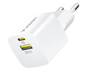 Wozinsky Ładowarka sieciowa GaN USB-A USB-C 33W biała WWCEAC Wozinsky