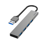 Hama HUB HAMA PREMIUM USB 3.0 4xUSB-A, ULTRA SLIM # Hama