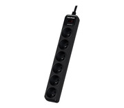 CyberPower Essential - 6 gniazd, 1.8m, czarna CyberPower
