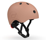 Scoot & Ride Kask Ochronny S-M dla dzieci 3+ Mocha Scoot & Ride