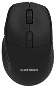 Silver Monkey M70 Wireless Comfort Mouse Black Silent Silver Monkey