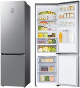 SAMSUNG RB38C675CS9 EF AI No Frost 203cm Szczotkowana Stal Nierdzewna Komora Zero Sterowanie Wilgotnością 390L RB38C675CS9 SAMSUNG