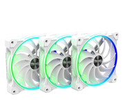 Alpenfohn Wing Boost 3 ARGB White Triple Pack 3x140mm Alpenfohn
