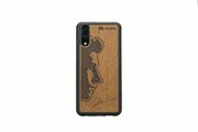 Etui drewniane z wizerunkiem Roberta Lewandowskiego do Huawei P20 COVER HUAWEI P20 Drewniany z wizerunkiem R.Lewandowskiego HUAWEI