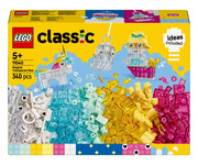 LEGO Classic 11040 Magiczny zestaw z przezroczystymi klockami LEGO