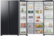 Lodówka Side By Side SAMSUNG RS70F65QEFEO AI No Frost 178,6cm Grafitowa Stal Kostkarka Twistowa 655L RS70F65QEFEO SAMSUNG