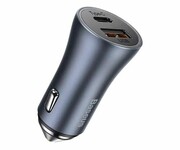 BASEUS Golden Contactor Pro Car Charger U+C 40W Gray CCJD-0G Golden Contactor Pro Car Charger U C 40W Gray CCJD-0G BASEUS