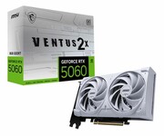 MSI GeForce RTX 5060 Ventus 2X OC White 8GB GDDR7 DLSS4 5060 8G VENTUS 2X OC WHITE GeForce RTX 5060 Ventus 2X OC White 8GB GDDR7 DLSS4 5060 8G VENTUS 2X OC WHITE MSI