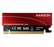 Axagon PCEM2-S Adapter wewnętrzny PCIe x16, 1x M.2 NVMe M-ke Axagon