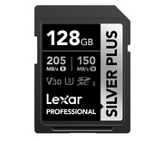 Lexar 128GB Silver Plus SDXC UHS-I U3 V30 Lexar