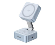 UGREEN Ładowarka indukcyjna 2w1 W752 MAGFLOW 25W szara UGREEN
