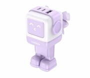 UGREEN Nexode RG (Robot GaN) USB + 2 x USB-C 65W fioletowy 6941876232918 Nexode RG (Robot GaN) USB 2 x USB-C 65W fioletowy 6941876232918 UGREEN